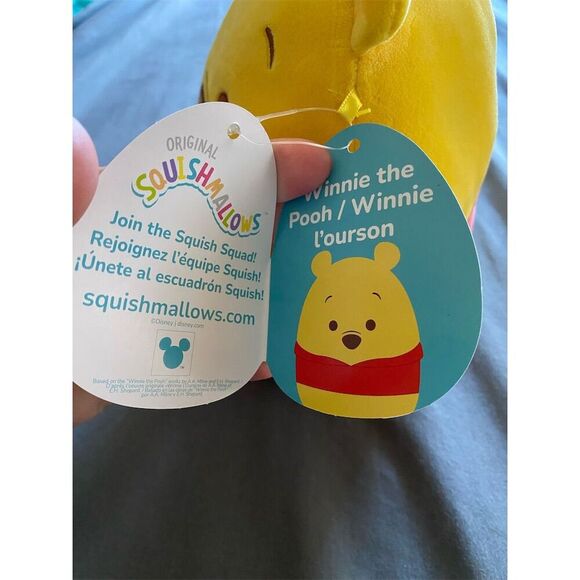 Disney Winnie The Pooh Squishmallow Plush 2021 Small 6-14 in - Picture 3 of 7